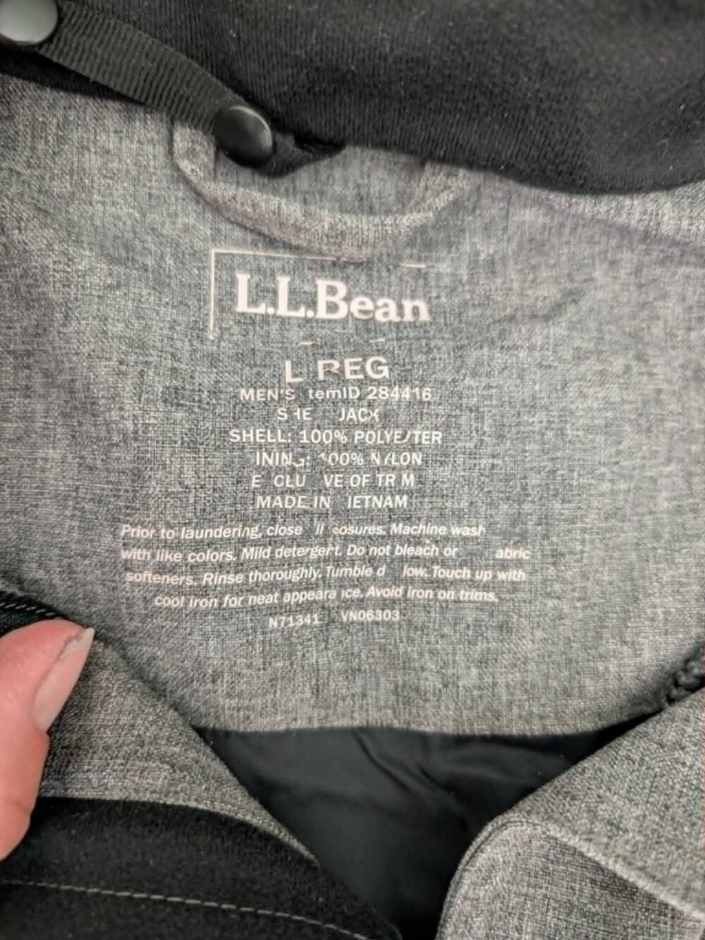 LL Bean Mens jacket - Picture 4 of 4